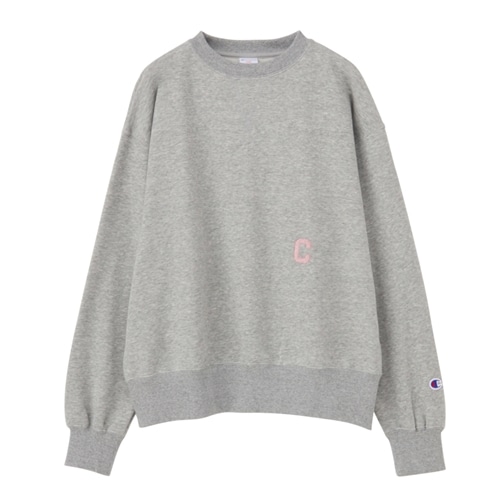 Champion チャンピオン ラメ刺しゅう スウェット(グレー): 通常