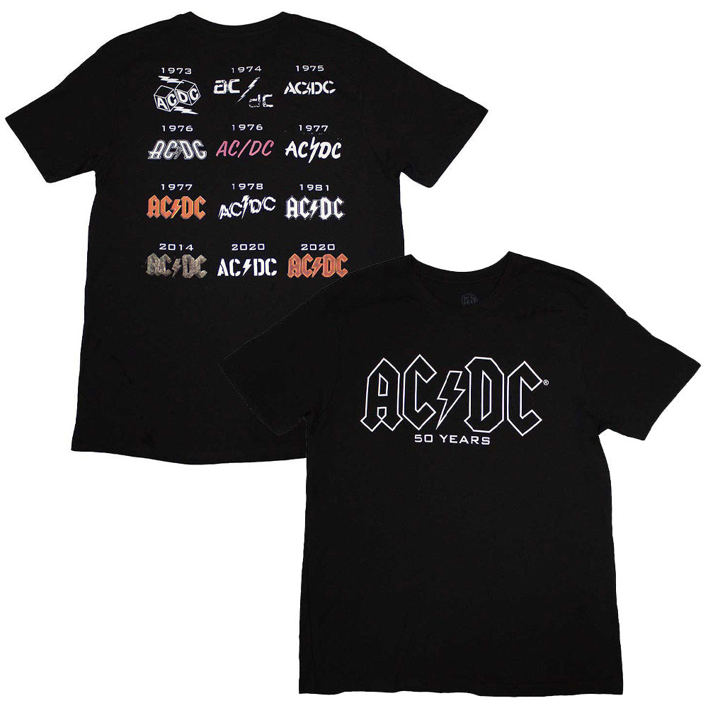 AC/DC エーシーディーシー (来日 45周年 ) - Logo History / バック