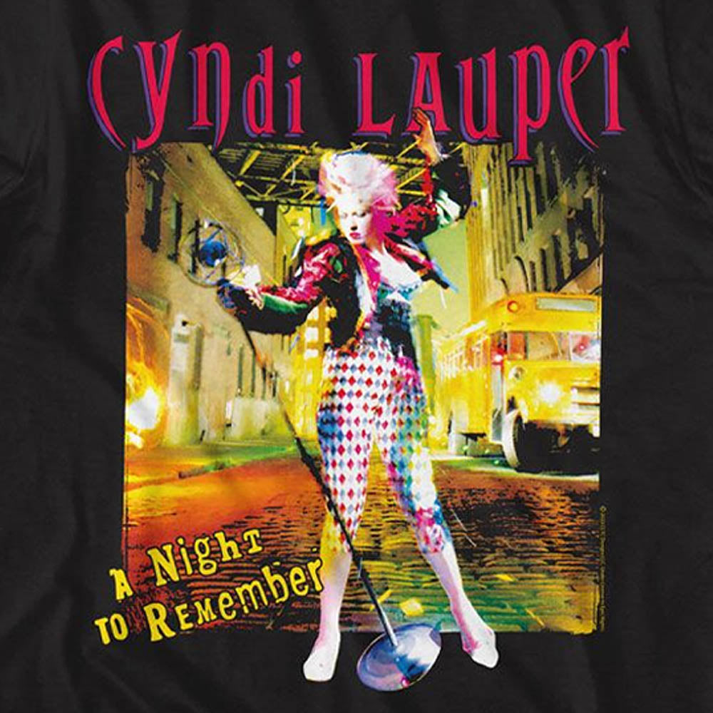 CYNDI LAUPER シンディローパー - A NIGHT TO REMEMBER / Tシャツ