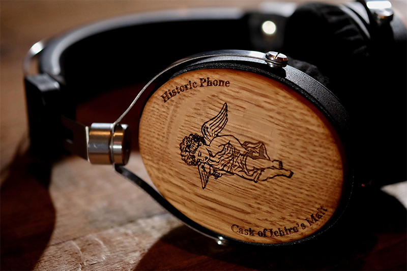 TAGO STUDIO、ウイスキー「Ichiro's Malt」コラボヘッドホン。廃木材を