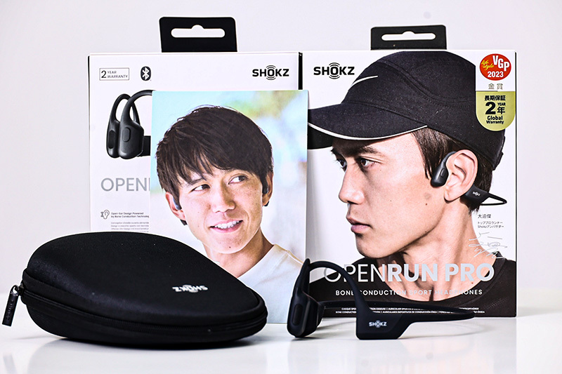 Shokz、骨伝導イヤホン「OpenRun Pro」に陸上・大迫傑限定パッケージ