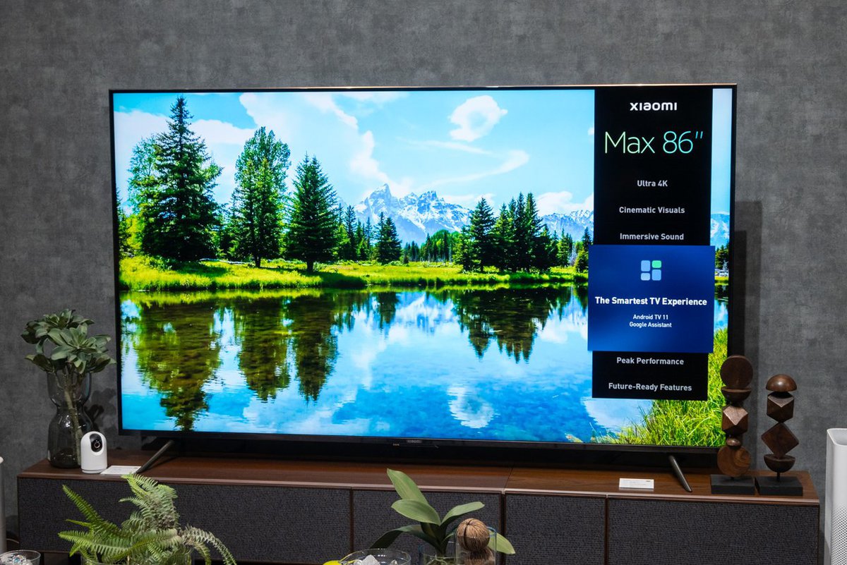 Xiaomi、86型チューナーレス・4Kテレビ「Xiaomi TV Max 86”」。約19.9
