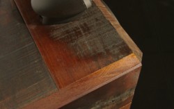 レクスト、無垢材ビンテージ加工の小型スピーカー「SH-SP7」を新発売