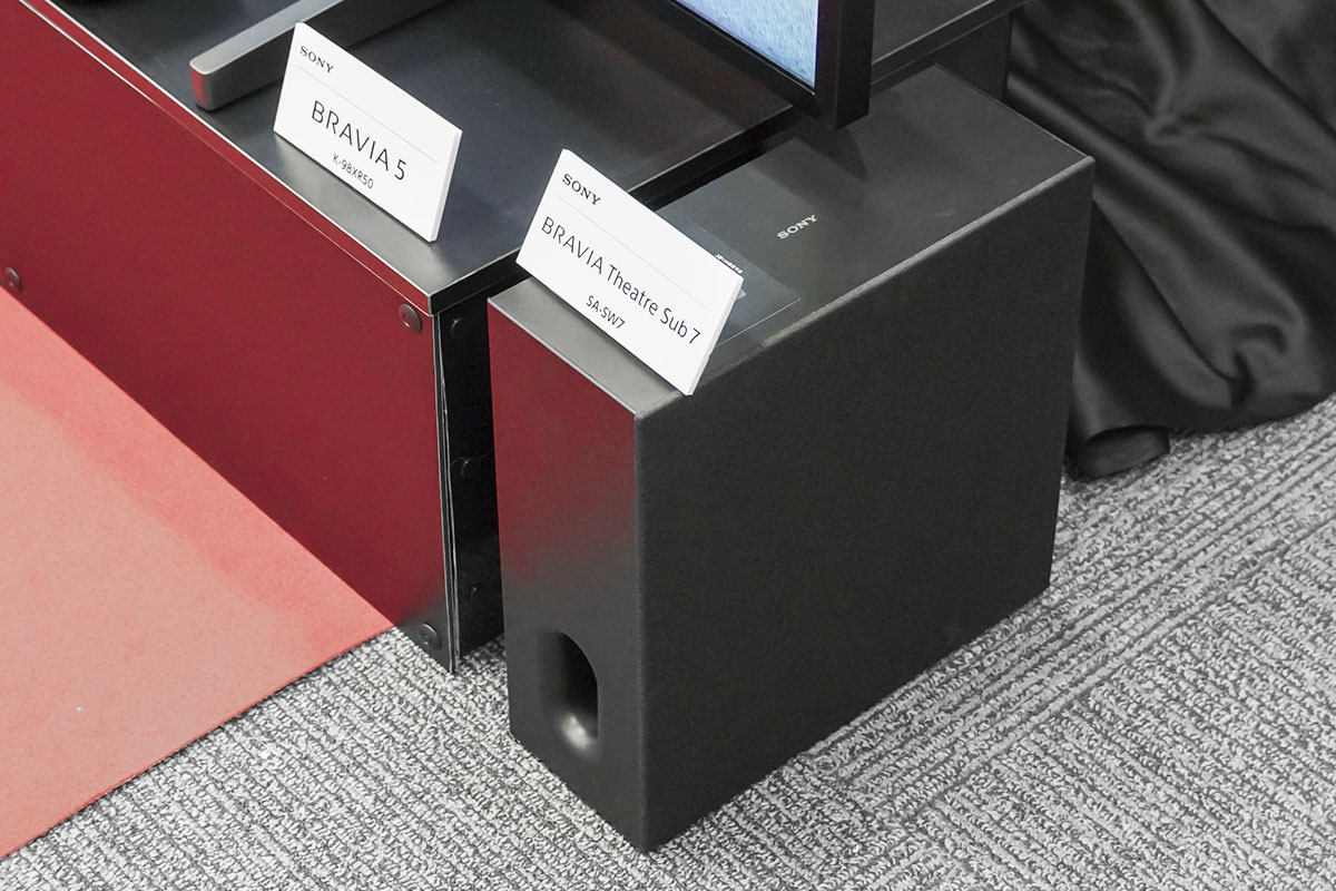 ソニー、新サウンドバー「BRAVIA Theatre Bar 6」。ワイヤレスサブ