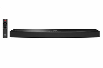 シャープ、アクオスのスタンドに重ねられるフルデジタルサウンドバー