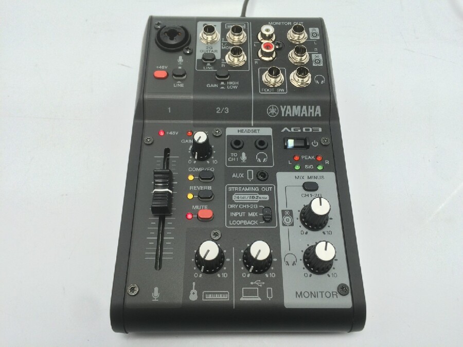 YAMAHA (ﾔﾏﾊ) AG03 MK2 ﾐｷｻｰ入荷しました。 ｜2024年03月23日｜静岡県