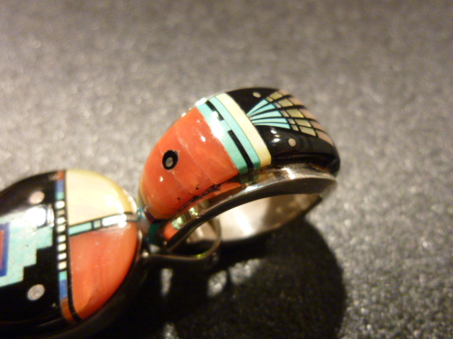 ナバホ Ervin・P・Tsosie アーヴィン・トッシー インレイワーク