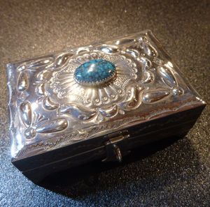 ナバホ Suzie・James スタンプワーク ターコイズ付