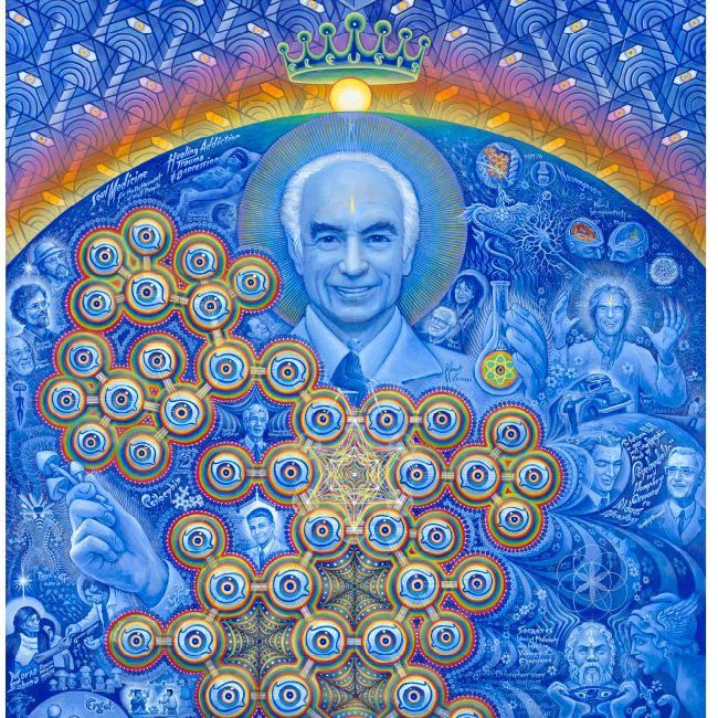 ALEX GREY ポスター「Albert Hofmann & the New Eleusis