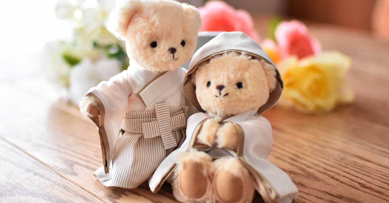 結婚式を彩るウェルカムベア｜新郎新婦への結婚祝いギフト