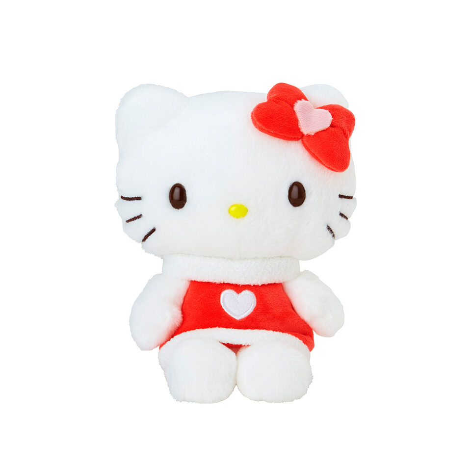 ワンポイントハートシリーズ ぬいぐるみS(ハローキティ)｜サンリオ
