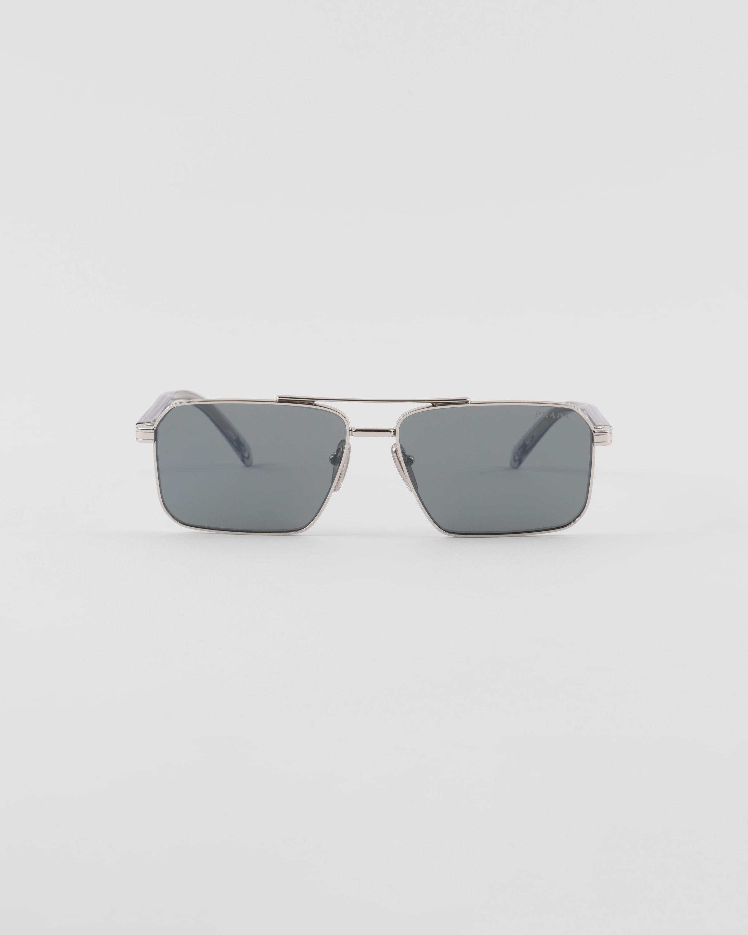 Dark Gray Lenses Sunglasses With Prada Logo | PRADA
