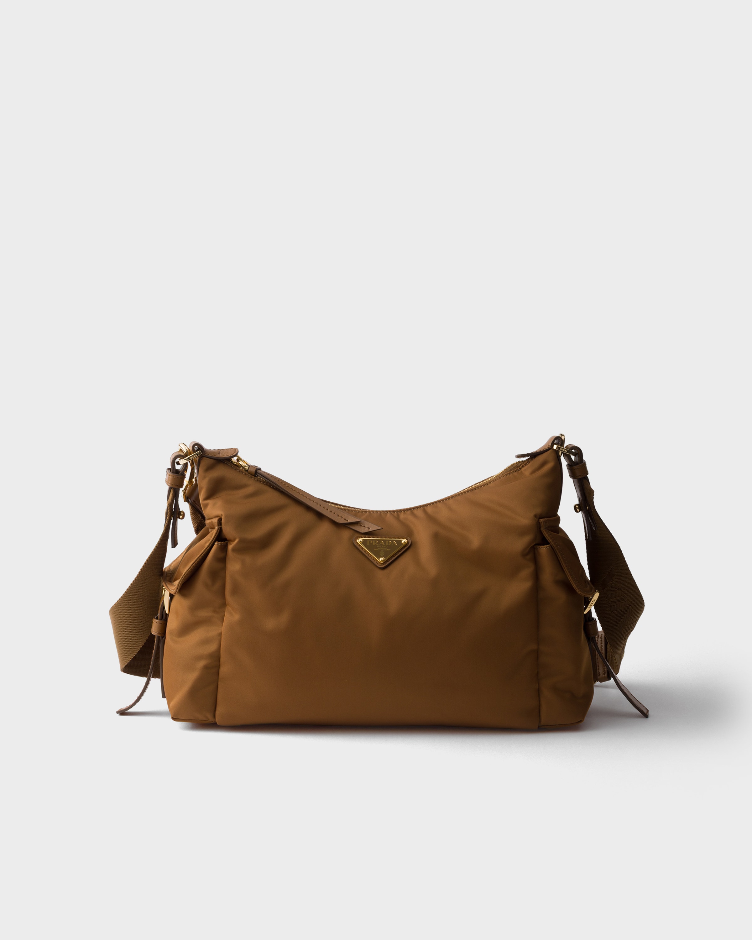 Brandy Prada Explore Large Re-nylon And Leather Bag | PRADA
