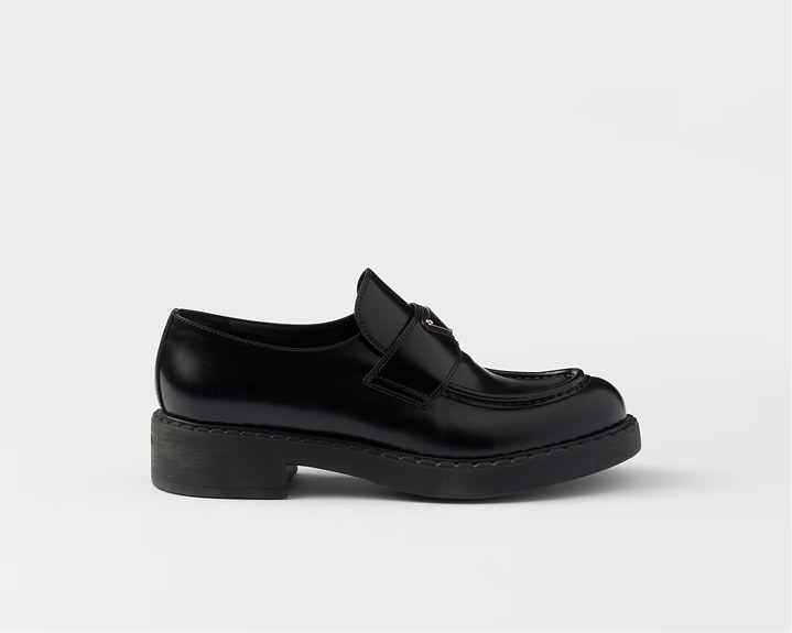 アラバスターピンク プリントシルクツイル スキニースカーフ | PRADA