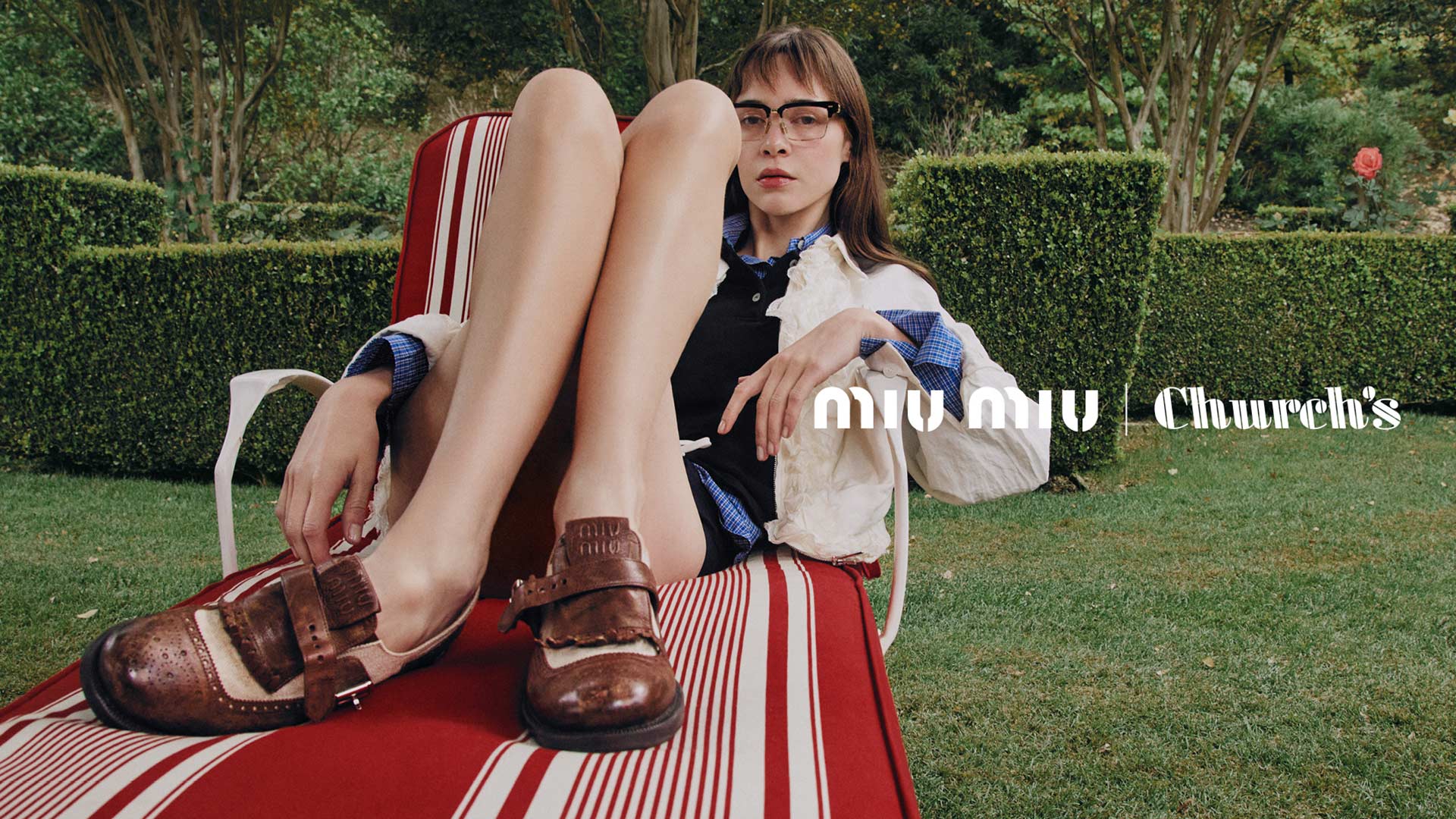 2024年 Church's X Miu Miu キャンペーン | Prada Group