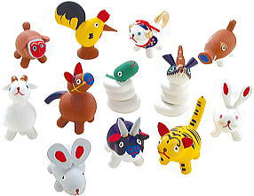 木彫人形十二支/とっとりの工芸品/とりネット/鳥取県公式サイト