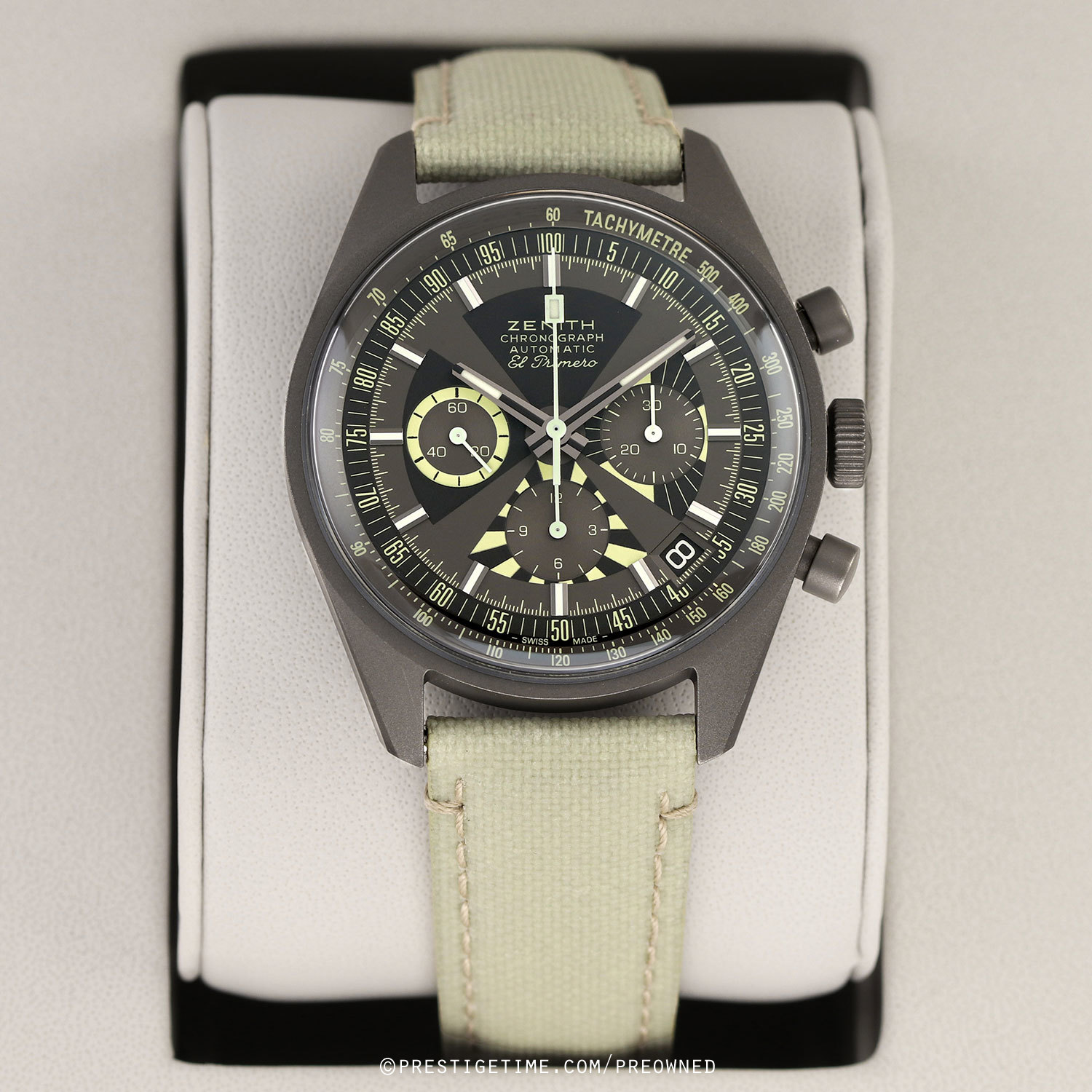 Pre-owned Zenith Chronomaster Revival SJX G383 Poker Chip 38mm 97