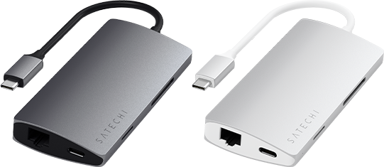 Satechi USB-C Multi-Port Adapter 4K with Ethernet V2 | 変換