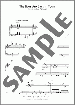 楽譜一覧】Thin Lizzy - ヤマハ「ぷりんと楽譜」