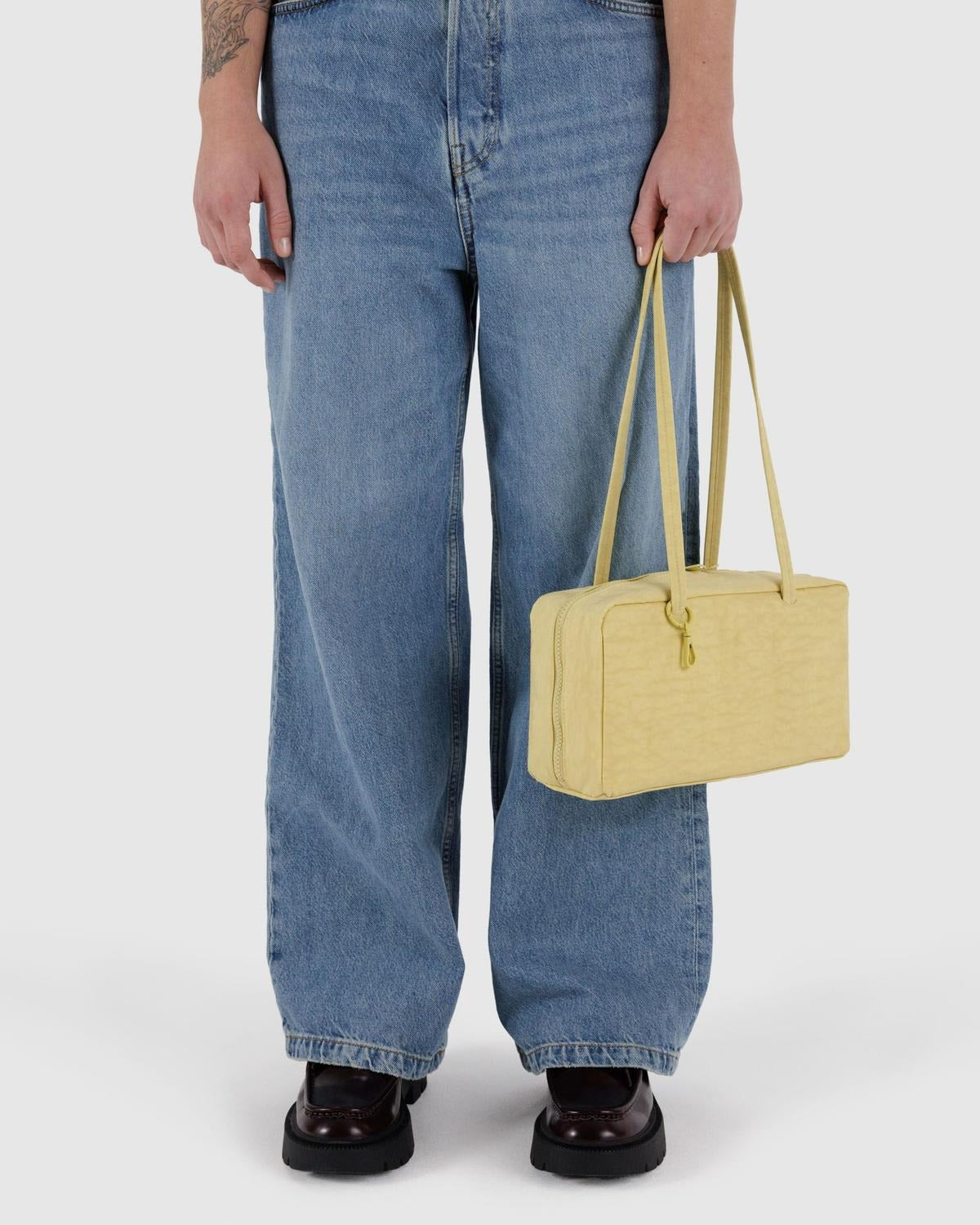 Butter Nylon Bowler Bag – Prism Boutique