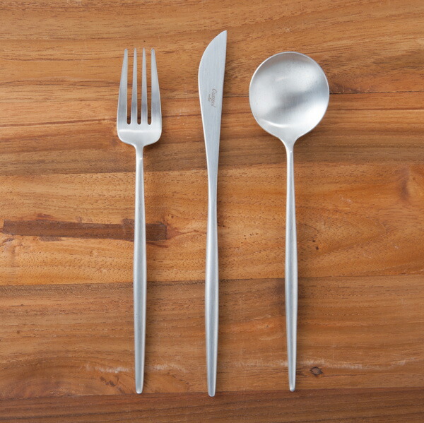 正規品】□クチポール ムーン シルバー ディナーセット 3PCS （箱なし