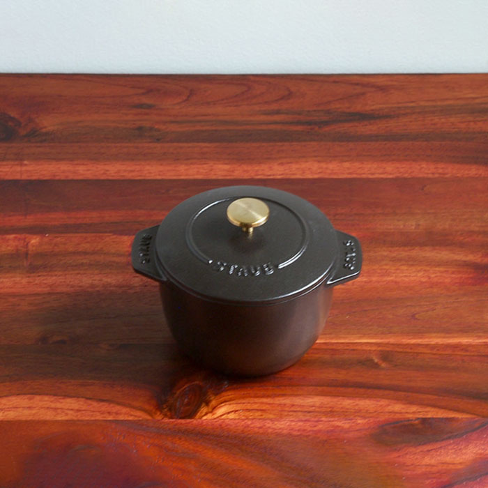 ストウブ ラ ココット デ ゴハン S 12cm ブラック / staub | 食器と