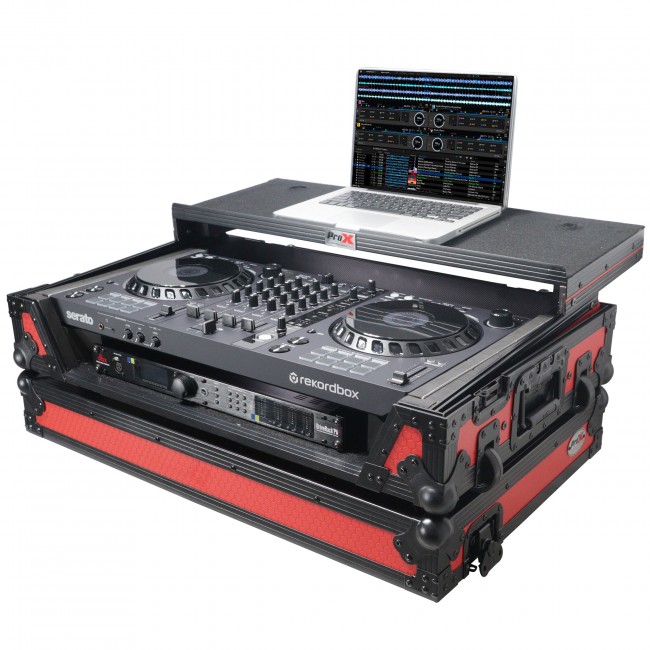 Flight Case for Pioneer DDJ-FLX6 Digital Controller W-Laptop Shelf