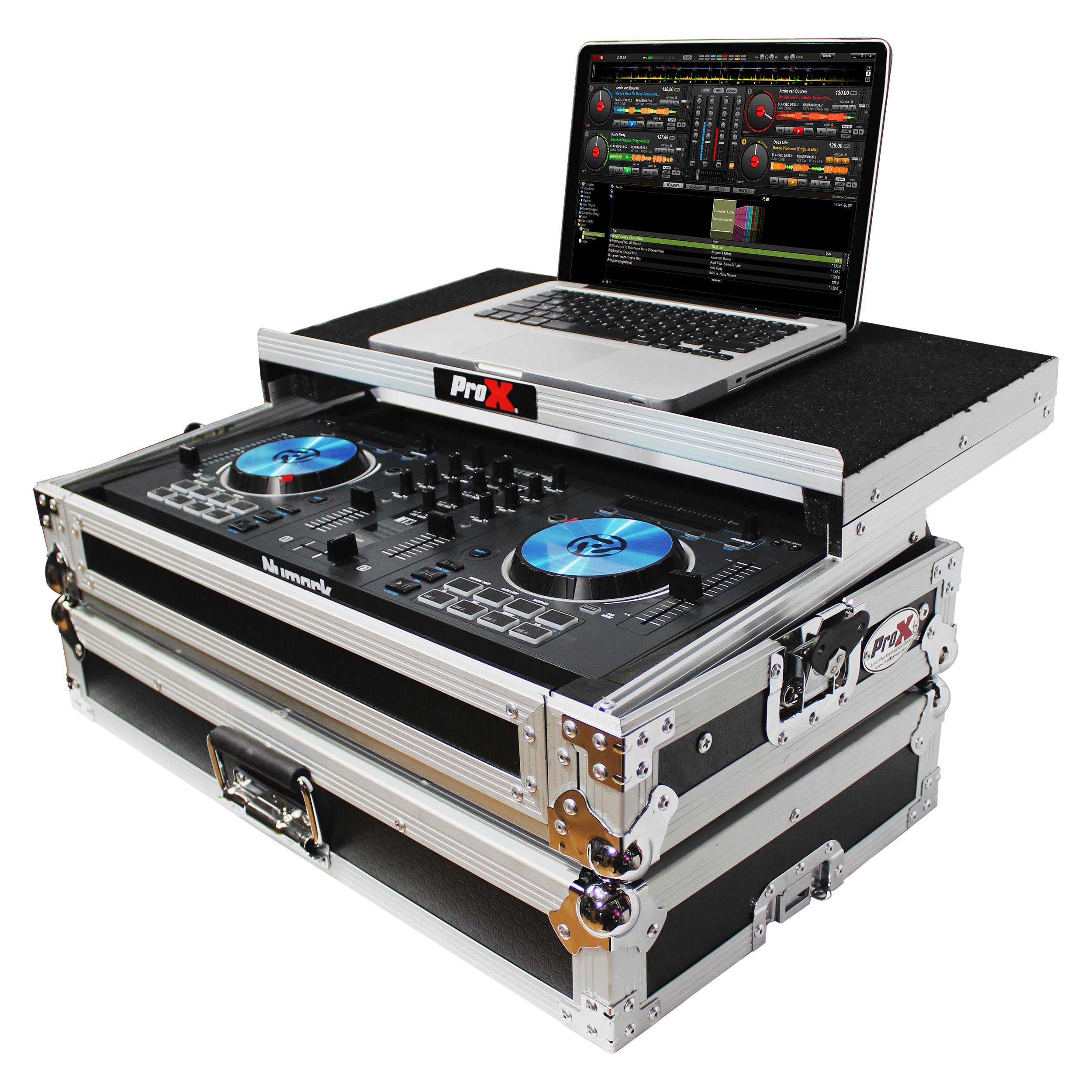 ProX X-MXTPRO3LT Flight Case for Numark MixTrack 3 Pro 3 and