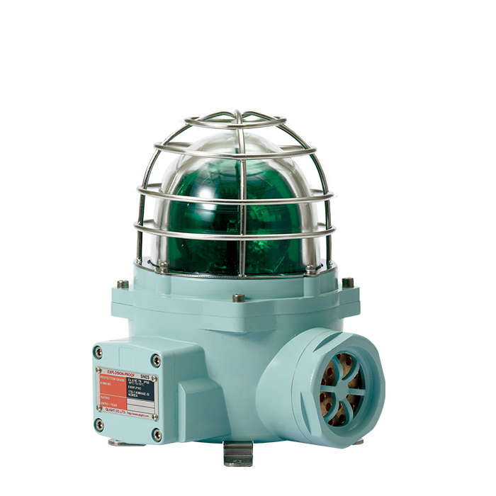 SNESLR 防爆/耐圧防爆型 LED回転警光灯&サイレンブザー、サイレン音