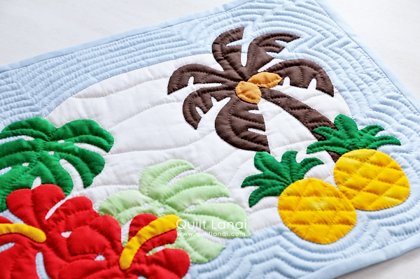 ハワイアンタペストリー(夏) [ハワイアンキルトバッグのキルト・ラナイ