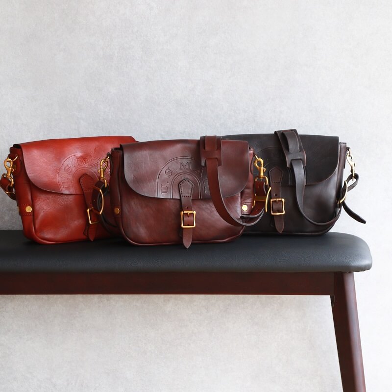 vasco ヴァスコ LEATHER POSTMAN SHOULDER BAG SMALL レザーポストマン