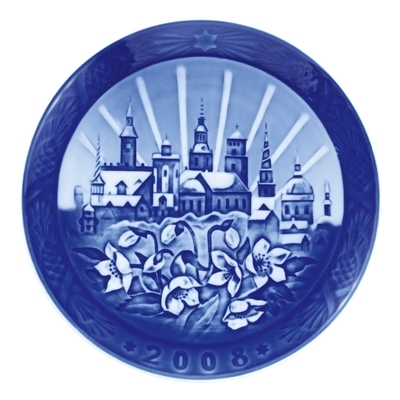 イヤープレート 2008年版 / 平成20年|ロイヤル コペンハーゲン 公式