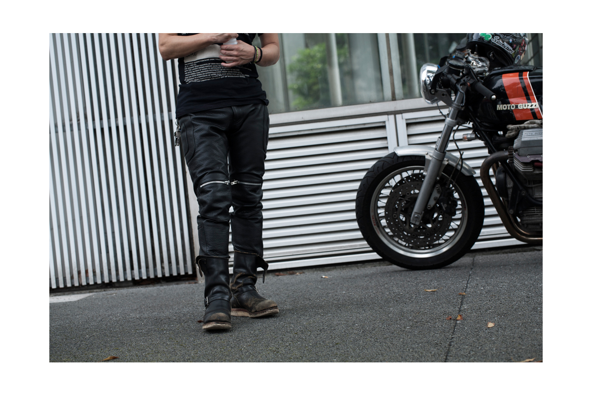 PADDED LEATHER PANTS | LEATHER PANTS | オンラインショッピング