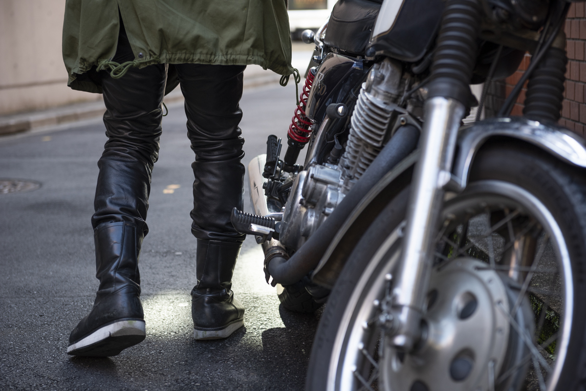 5 POCKET COWLEATHER PANTS | LEATHER PANTS | オンラインショッピング