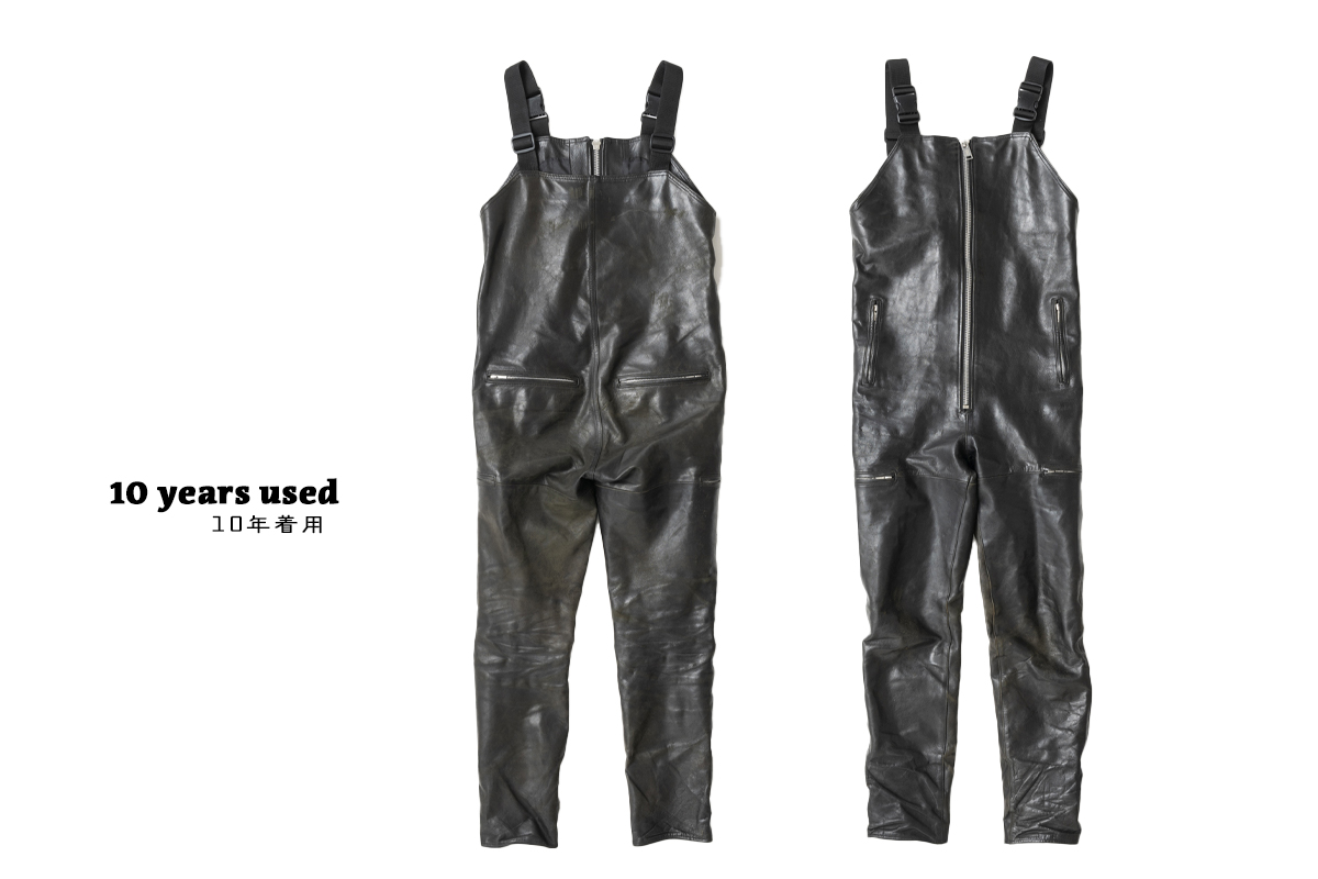 LEATHER OVER ALL | BOTTOMS | オンラインショッピング | ROARS