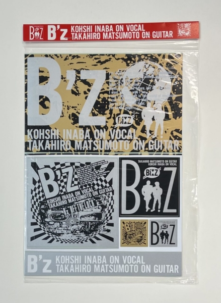 B'z 未開封 ステッカー・シート OFF THE LOCK 1989年 | 音楽資料専門店