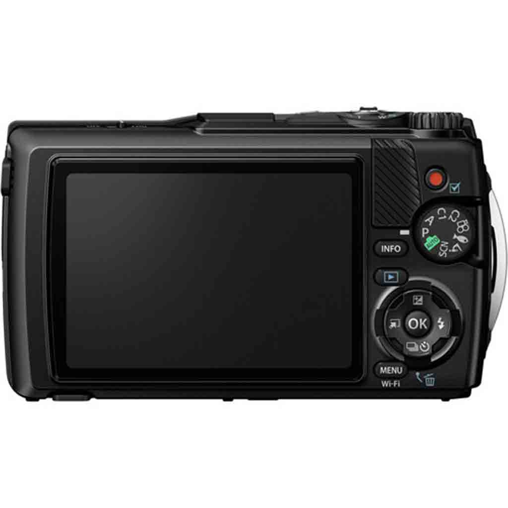 OM System TG-7 Tough Black Compact Camera | Rockbrook Camera