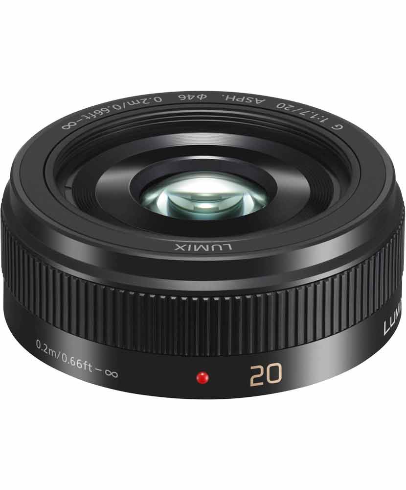 Panasonic Lumix 20mm f/1.7 Lens Black | Rockbrook Camera