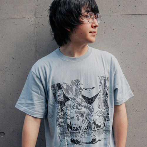 クジラ夜の街×崎山蒼志「劇情」Tシャツ アシッドブルー | ソニー