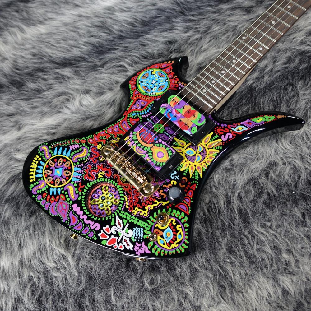 ミニモッキンバードタイプ ペイント ブランド不明 ミニギター 子供 VOX MK3 MINI 4才から弾ける！キッズギター初心者セット 子供向け