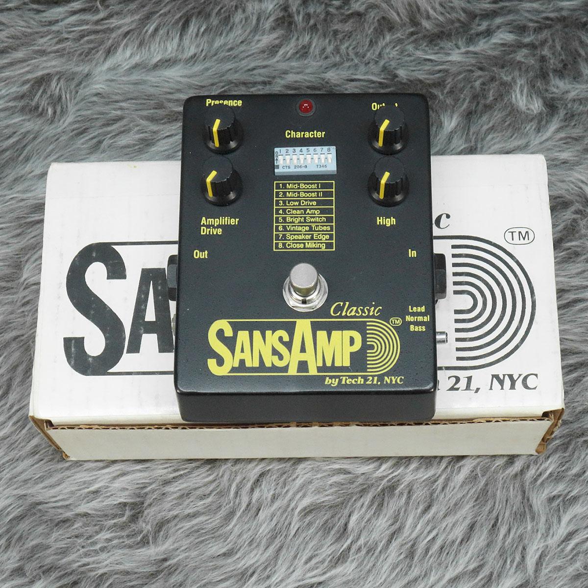 Tech 21 SansAmp Classic （ジャンク品扱い） NYC Tech 21 SANSAMP CLASSIC Tube Amp Emulator Guitar Effects Pedal