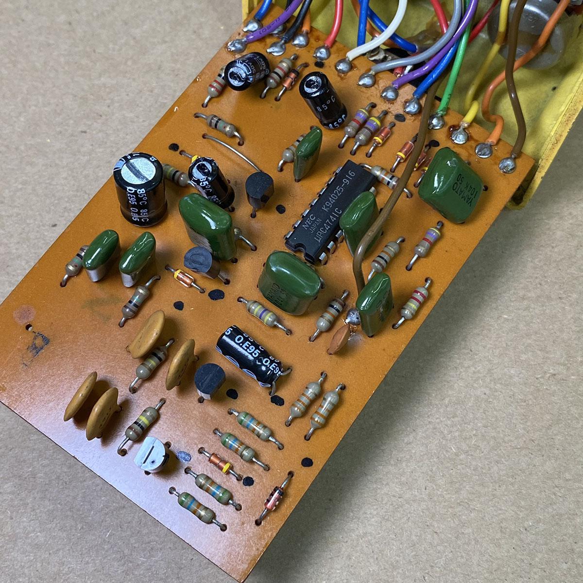 BOSS OD-1 シリアル番号8600（銀ねじ）NEC μPC4741C搭載 BOSS OD1 【NEC μPC4741Cオペアンプ】【ヴィンテージ】1979年製 ボス