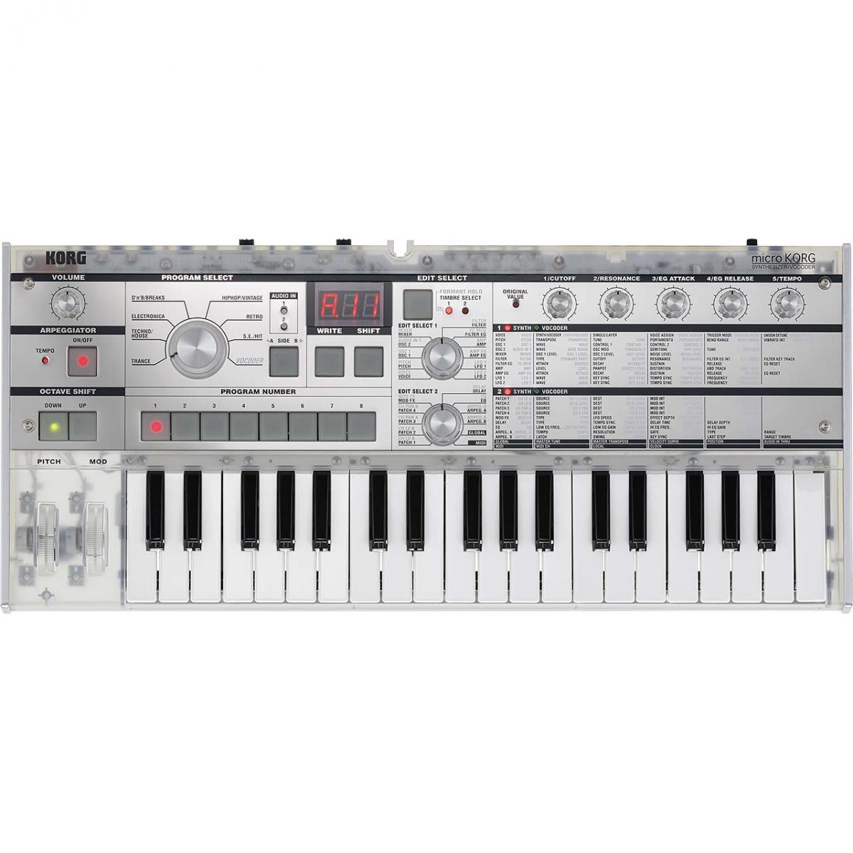 KORG microKORG Crystal SYNTHESIZER/VOCODER【アウトレット特価