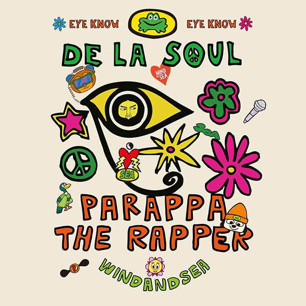 De La Soul × PARAPPA THE RAPPER × WIND AND SEA コラボ | RodneyFun