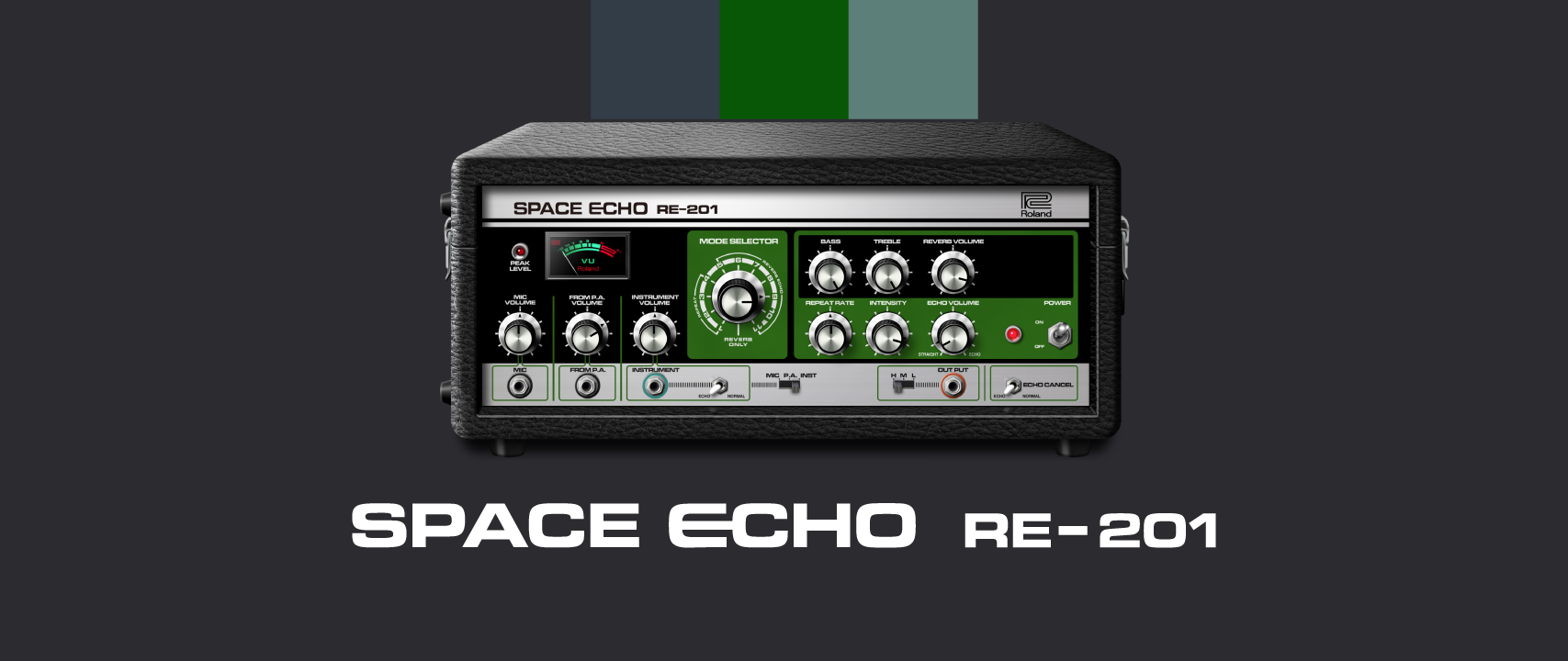 roland space echo RE-201 ローランド reverb echo system Introducing