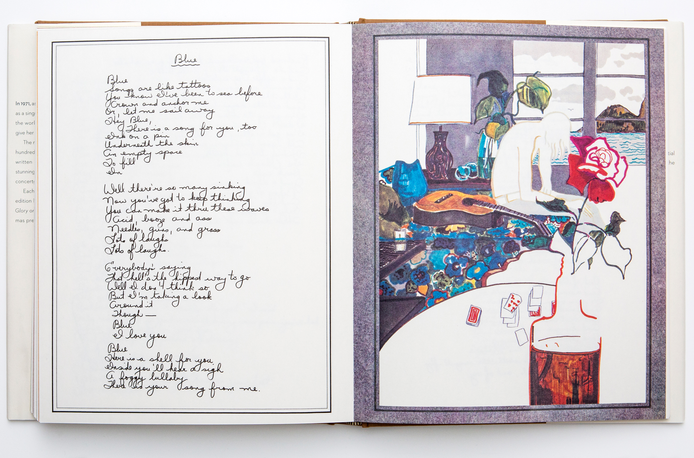 See Joni Mitchell's Rare Paintings and Handwritten Lyrics