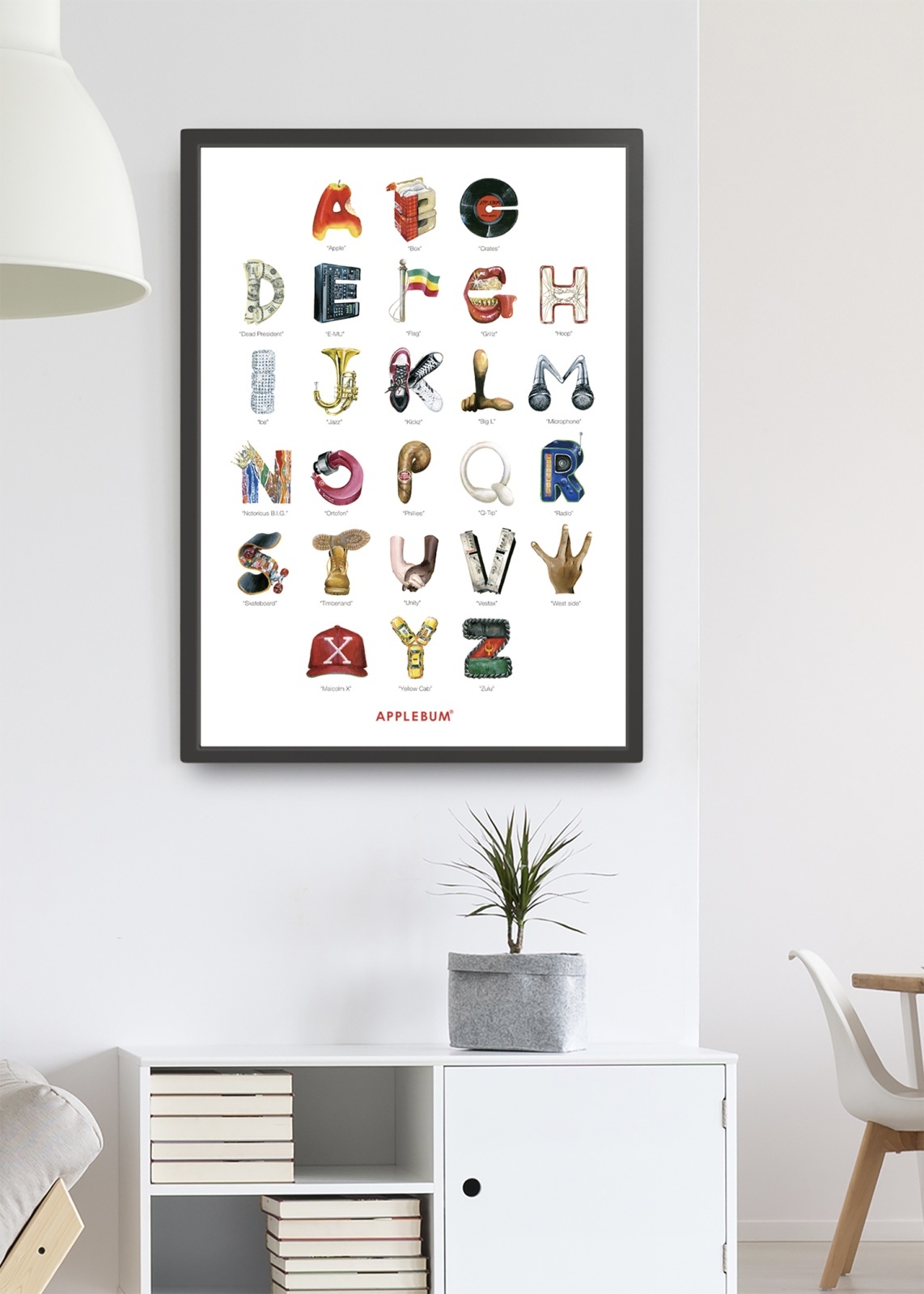 APPLEBUM “Alphabet” A1 Poster HS2511003 公式通販
