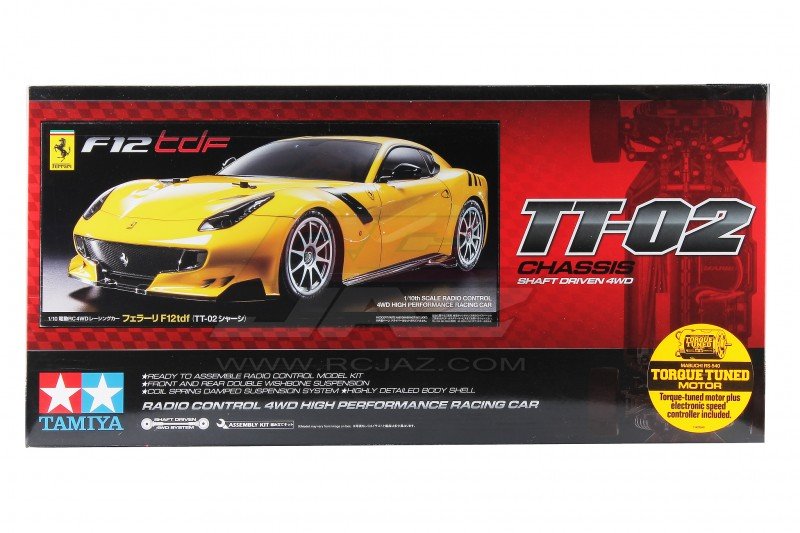 Tamiya 58644 - 1/10 Ferrari F12 TdF TT-02 RC Car Kit