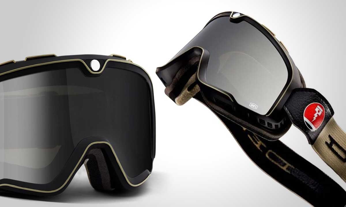 100% Barstow Deus Ex Machina Goggles - Return of the Cafe Racers