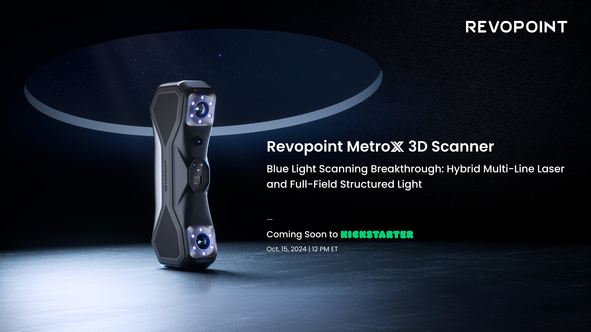 Revopoint MetroX 3D Laser Scanner Launches on Kickstarter